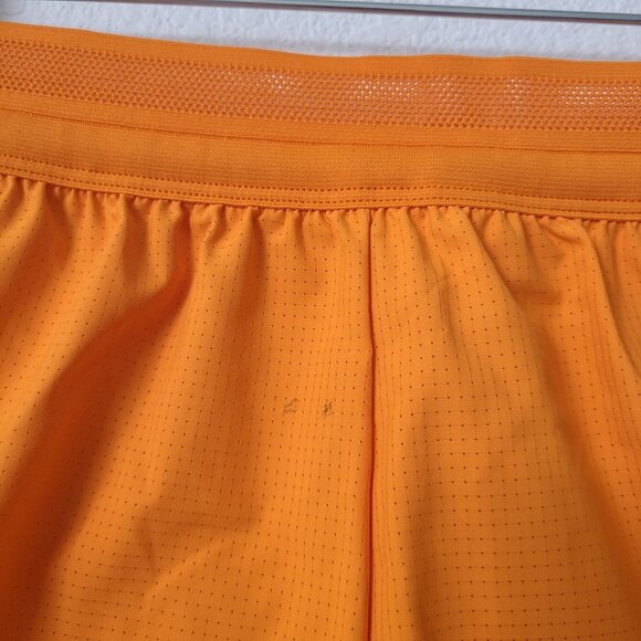 NEW Nike Pro Elite 2" Brief-Lined Running Shorts DA2943-873 Size L Orange #1 - Picture 6 of 7